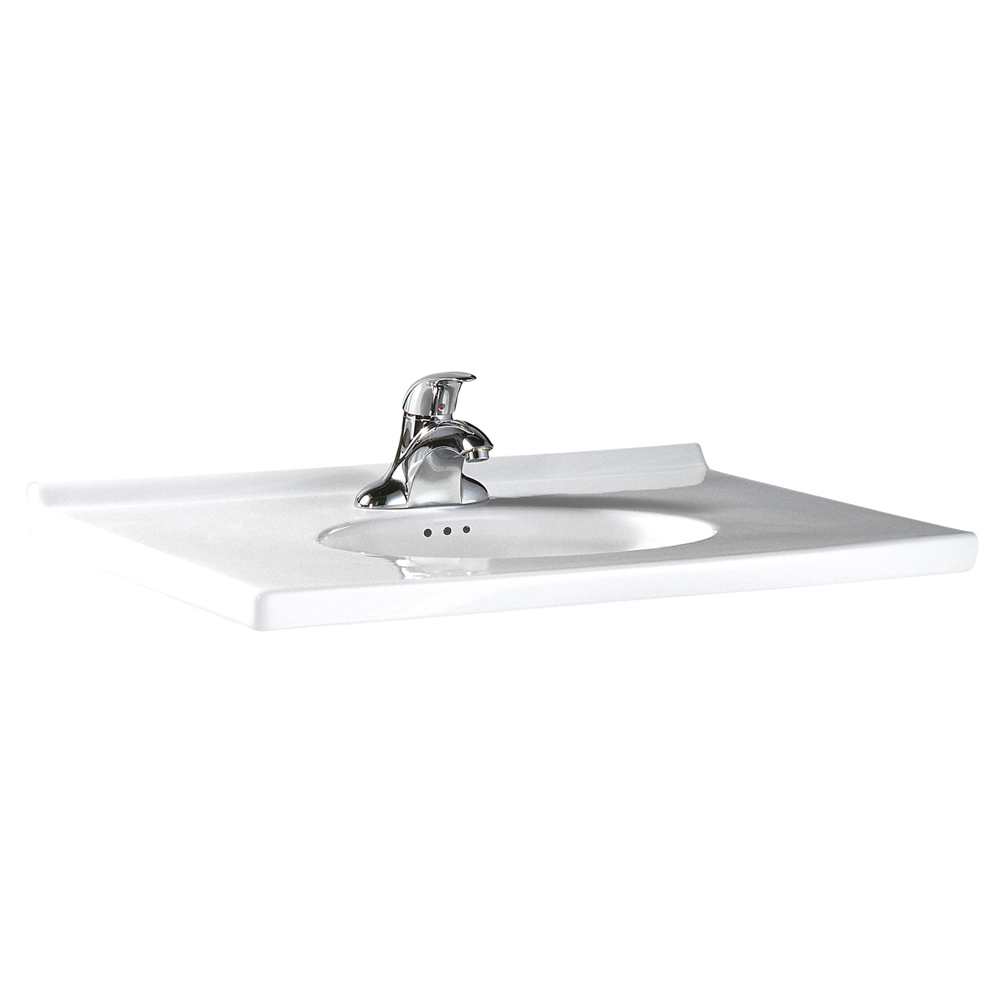 Portsmouth Vanity Top with 4 Inch Centerset WHITE